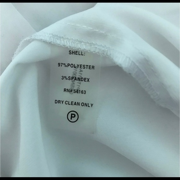 Calvin Klein sleeveless tie at neck shirt sz PS - Picture 3 of 3